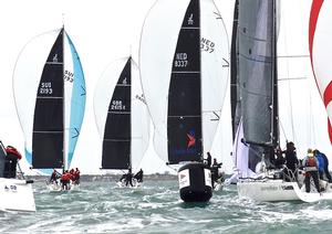 Three races and three winners on the first day of the J/111 Garmin World Championship 2016 photo copyright  Louay Habib taken at  and featuring the  class