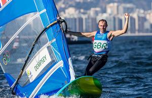 Nick Dempsey in RS:X Men - 2016 Rio Olympic and Paralympic Games photo copyright Sailing Energy/World Sailing taken at  and featuring the  class