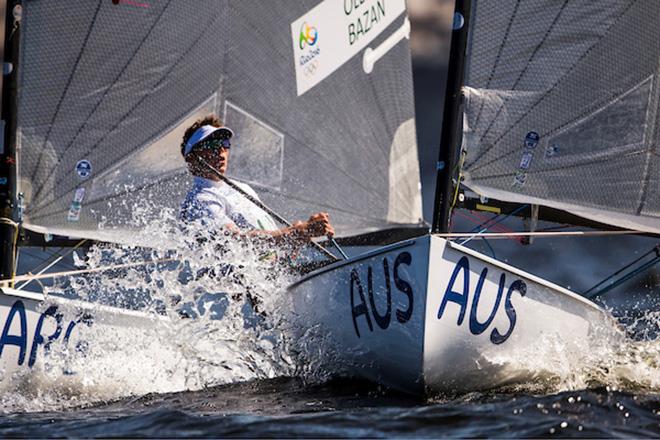 Jake Lilley (AUS) in Finn Class - 2016 Rio Olympic and Paralympic Games © Sailing Energy/World Sailing