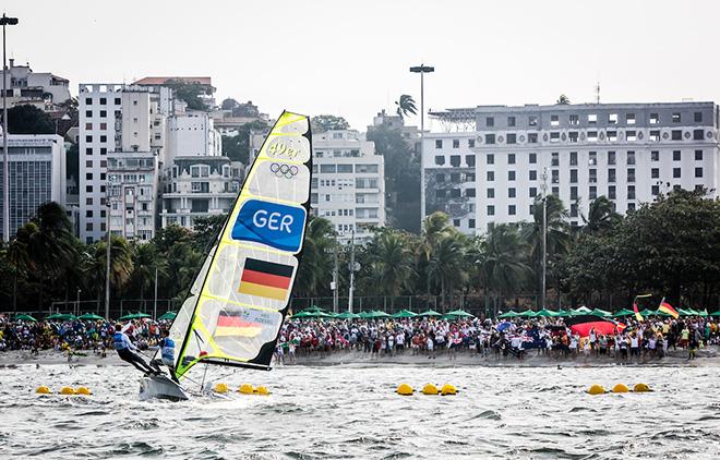 Erik Heil / Thomas Plossel (GER) in 49er Class - 2016 Rio Olympic and Paralympic Games © Sailing Energy/World Sailing