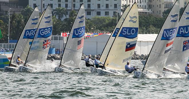 Medal race start - 2016 Rio Olympic and Paralympic Games ©  Robert Deaves