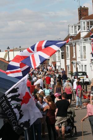 Quay Day attracted 1000s of visitors - 2016 Burnham Week photo copyright Sue Pelling http://www.royalcorinthian.co.uk taken at  and featuring the  class