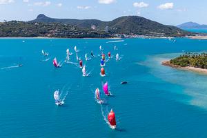 2016 AHIRW - Aerial of the start of the Molles islands race photo copyright  Andrea Francolini Photography http://www.afrancolini.com/ taken at  and featuring the  class