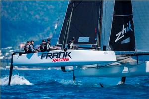 Frank goes foiling - Airlie Beach Race Week photo copyright Andrea Francolini / ABRW taken at  and featuring the  class
