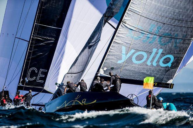 Team Nika currently sit fourth in the overnight ranking - RC44 Cascais Cup ©  Pedro Martinez / Martinez Studio / RC44