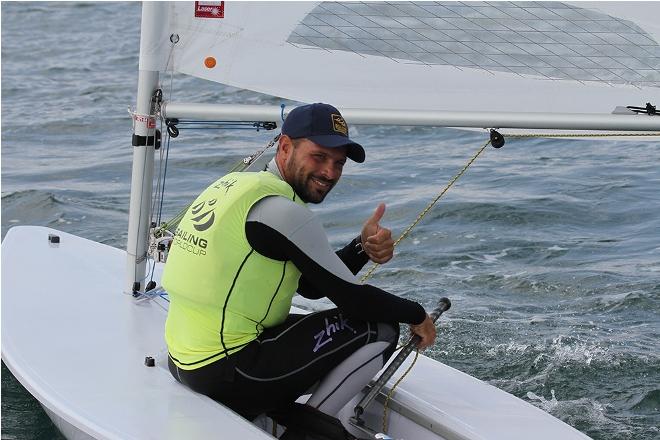 Croatia's Tonci Stipanovic in Laser class - Sailing World Cup Qingdao © World Sailing