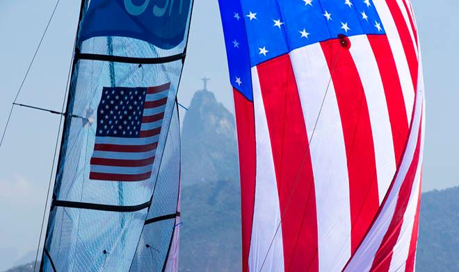 Team USA training on Guanabara Bay in Rio on Sunday - 2016 Rio Paralympic Games © Richard Langdon / World Sailing