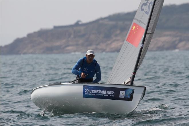 Women's 470 Silver medallist's Shasha Chen - Sailing World Cup Qingdao © World Sailing