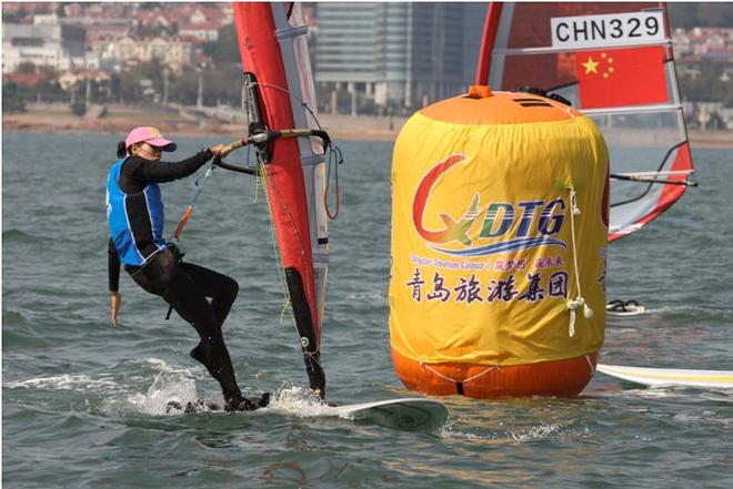 Hongmei Shi (CHN) - Sailing World Cup Qingdao © Richard Aspland