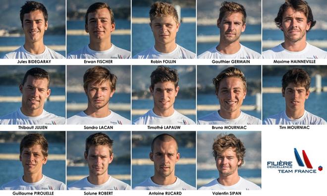 Group of 14 youngsters - Red Bull Youth America's Cup © Filière d'Excellence Team France