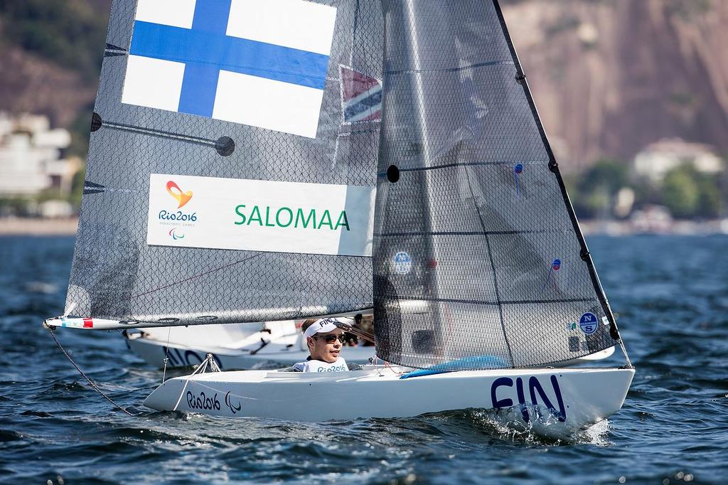 FIN - Norlin 2.4 - 2016 Paralympics - Day 2, September 14, 2016 © Richard Langdon / World Sailing