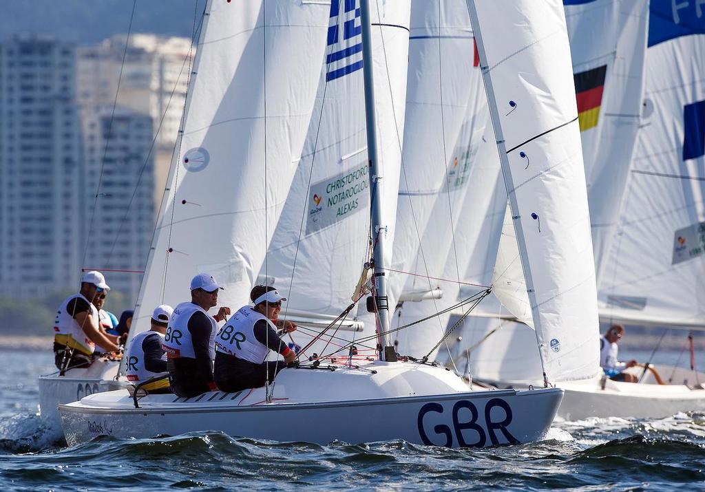 GBR - Sonar - 2016 Paralympics - Day 1, September 13, 2016 photo copyright Richard Langdon / World Sailing taken at  and featuring the  class