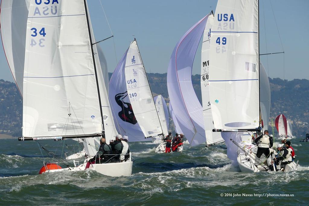 J-70 Worlds, Day 1 - 27 September, 2016. photo copyright John Navas  taken at  and featuring the  class