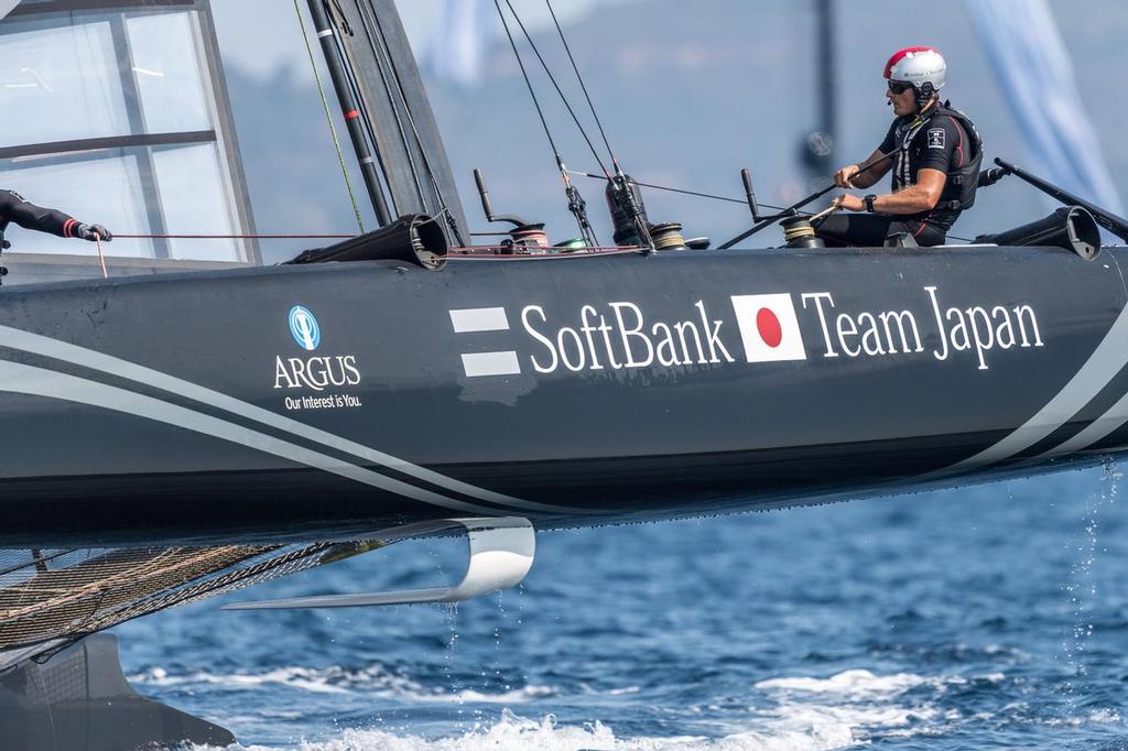 Softbank Team Japan - Louis Vuitton America's Cup World Series Toulon - Racing Day 1 photo copyright ACEA / Ricardo Pinto http://photo.americascup.com/ taken at  and featuring the  class