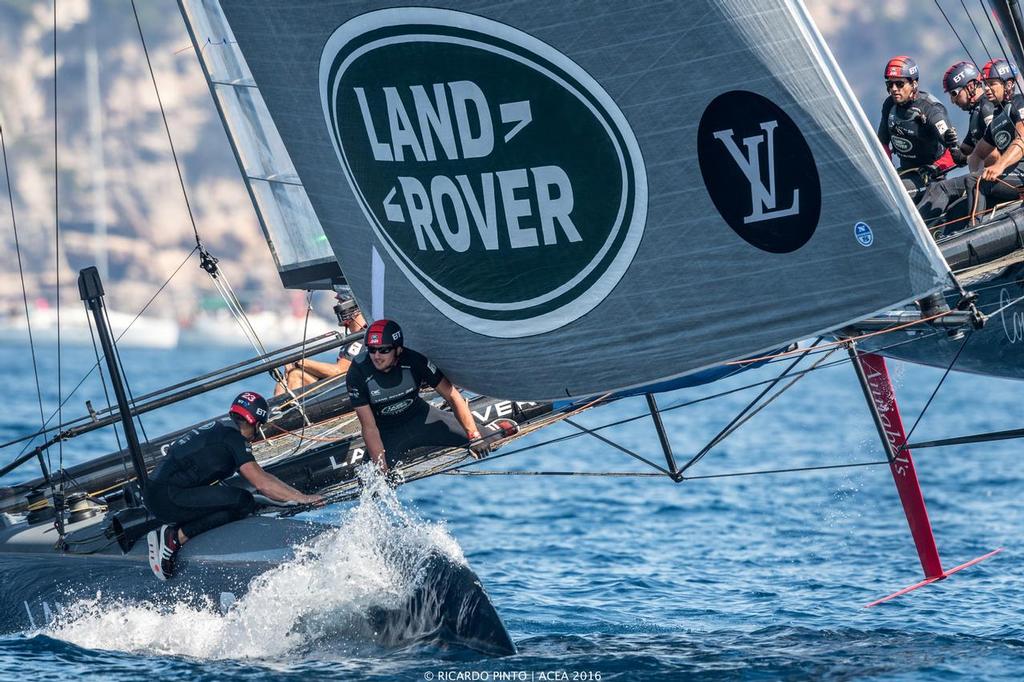 Land Rover BAR - Toulon (FRA) - 35th America's Cup Bermuda 2017 - Louis Vuitton America's Cup World Series Toulon - Racing Day 2 photo copyright ACEA / Ricardo Pinto http://photo.americascup.com/ taken at  and featuring the  class