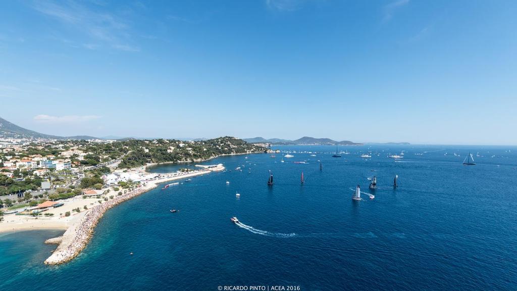Racing off Toulon (FRA) - 35th America's Cup Bermuda 2017 - Louis Vuitton America's Cup World Series Toulon - Racing Day 2 © ACEA / Ricardo Pinto http://photo.americascup.com/