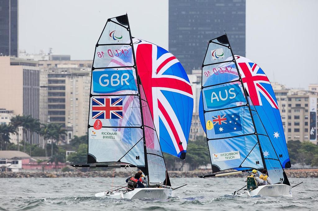 SKUD 18 - 2016 Paralympics - Day 5, September 17, 2016 photo copyright Richard Langdon / World Sailing taken at  and featuring the  class