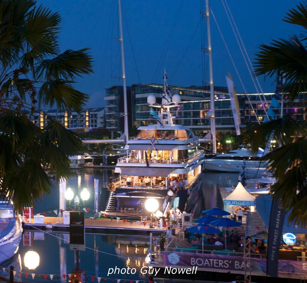 Ultimate entertainment platform? Singapore Yacht Show 2014 © Guy Nowell http://www.guynowell.com