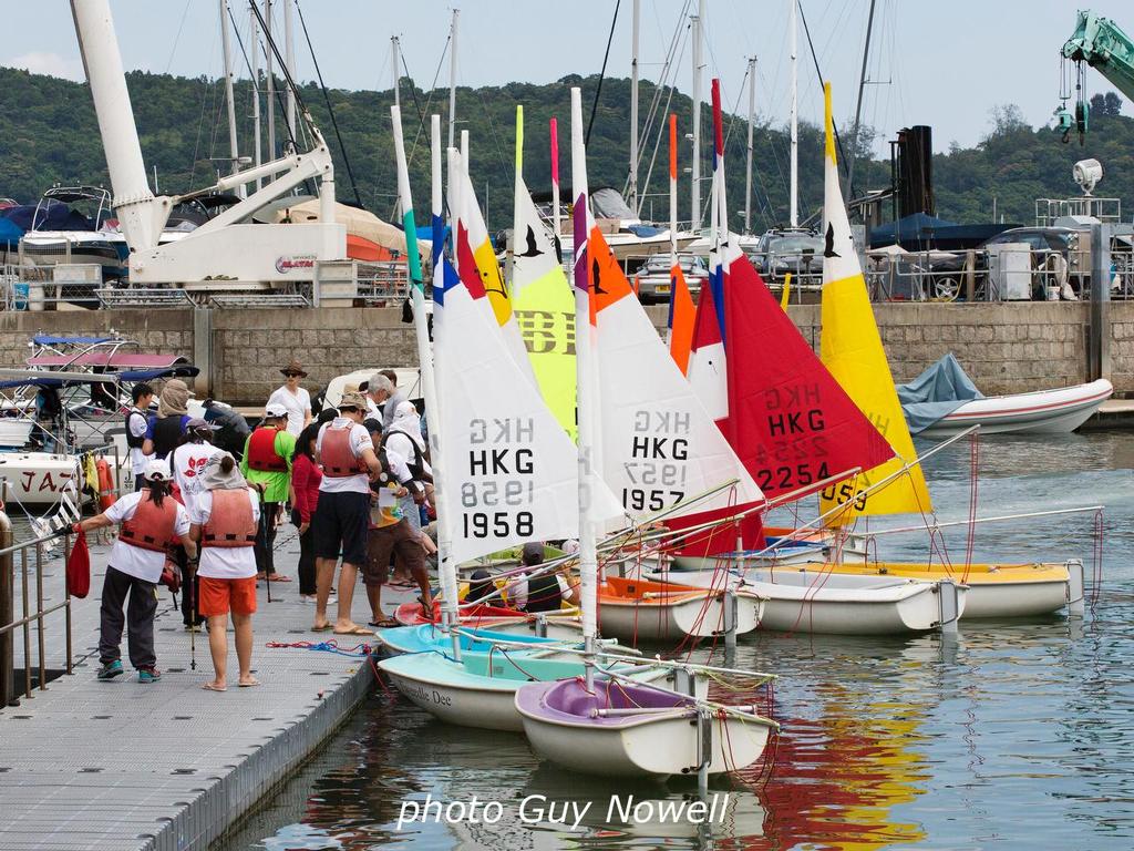 Ready for the 'off'. Sailability HK (Bart's Bash) 2016. © Guy Nowell http://www.guynowell.com