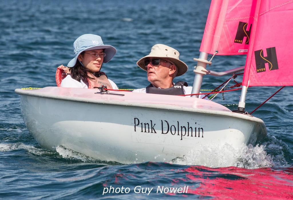 Pretty in pink. Sailability HK (Bart's Bash) 2016. © Guy Nowell http://www.guynowell.com