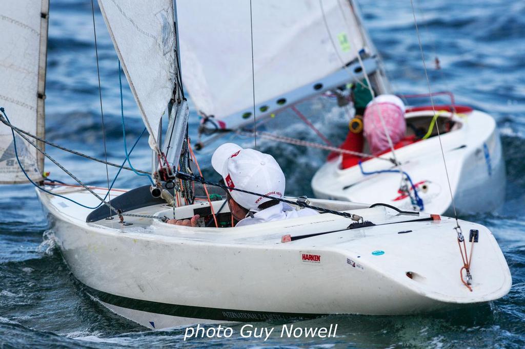Close criss cross in the 2.4 mRs. Bart's Bash 2016 by Sailability HK.  © Guy Nowell http://www.guynowell.com