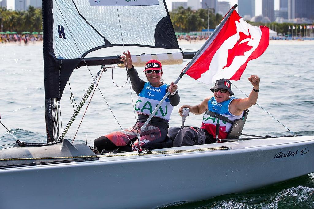 SKUD 18 - 2016 Paralympics - Day 6, September 18, 2016 photo copyright Richard Langdon / World Sailing taken at  and featuring the  class