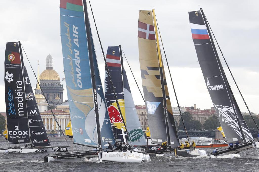 Day 2, Extreme Sailing Series, St Petersburg, Sept 2016 photo copyright Eugenia Bakunova http://www.mainsail.ru taken at  and featuring the  class