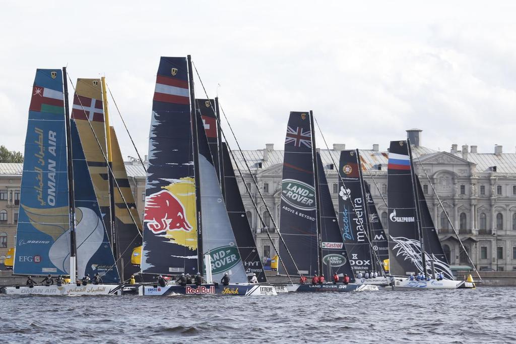 Day 2, Extreme Sailing Series, St Petersburg, Sept 2016 photo copyright Eugenia Bakunova http://www.mainsail.ru taken at  and featuring the  class