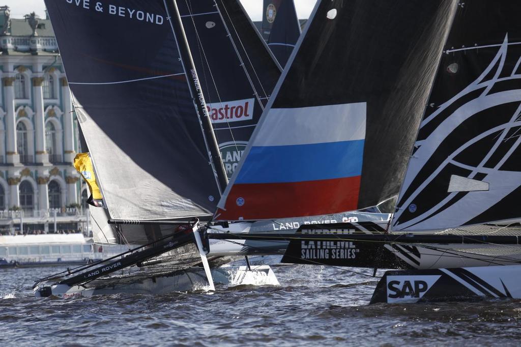 - Day 3, Extreme Sailing Series, St Petersburg, Sept 2016 photo copyright Eugenia Bakunova http://www.mainsail.ru taken at  and featuring the  class