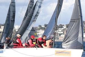 SB20 Short Course Championships at Royal Torbay Yacht Club photo copyright Doug Innes taken at  and featuring the  class