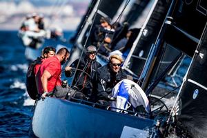 Igor Lah at the helm of Team CEEREF - RC44 Cascais Cup photo copyright  Pedro Martinez / Martinez Studio / RC44 taken at  and featuring the  class