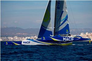 Mediterranean Record Challenge – The trimaran MACIF on stand-by photo copyright  Alexis Courcoux / Macif taken at  and featuring the  class