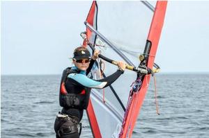Estonian Olympic Windsurfer Ingrid Puusta photo copyright RS:X Class . http://www.rsxclass.com taken at  and featuring the  class