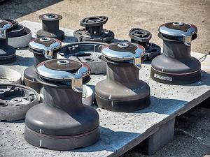 Some of the winches on the roof of Harken's Italian facility enduring the 'leave them there and see what happens test' photo copyright Harken http://www.harken.com taken at  and featuring the  class