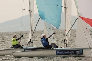 Womens 470 - 2016 Sailing World Cup - Qingdao photo copyright Richard Aspland / World Sailing taken at  and featuring the  class