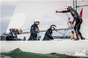 Day 2 – Etchells World Championship photo copyright Sportography.tv taken at  and featuring the  class