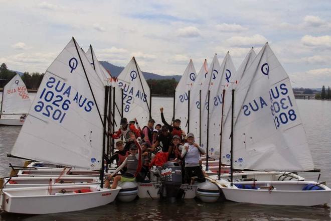Optis set to go 'on tour' to the Canberra Yacht Club at the end of October - ACT Optimist Championship © Ally Bryan