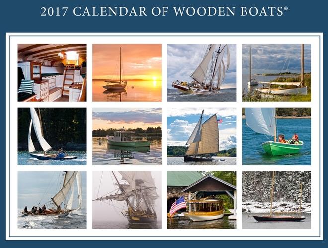 2017 Calendar of Wooden Boats © Boatbooks Australia