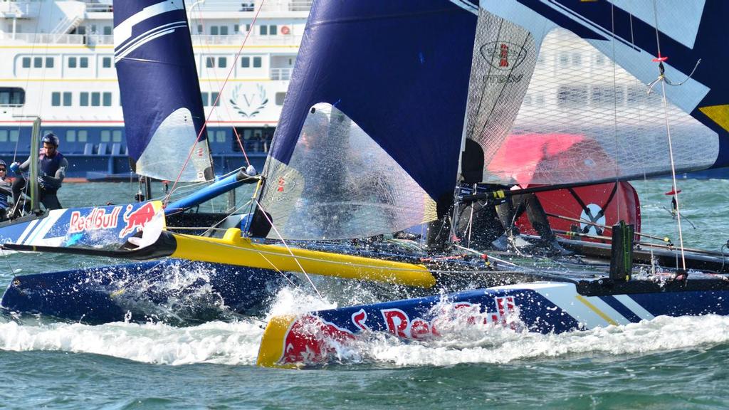 Rounding Leaward gate - Red Bull Foiling Generation USA Championships 2016 photo copyright John Lincourt taken at  and featuring the  class