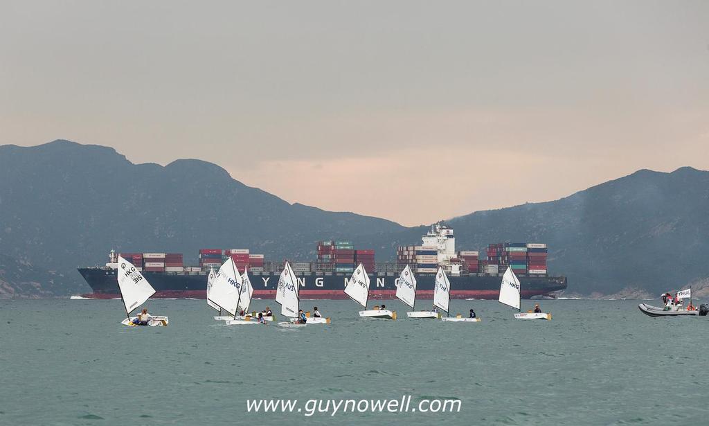 Late afternoon racing in the Lamma Channel. HKODA National and Open Champs 2016. © Guy Nowell / HKODA