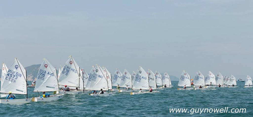 Gold Fleet start. HKODA National and Open Championships 2016. photo copyright Guy Nowell / HKODA taken at  and featuring the  class