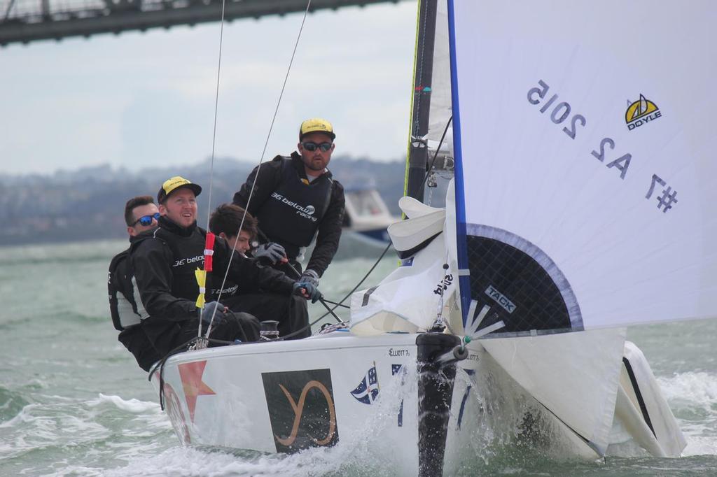 Chris Steele - YDL NZ Match Racing Championships - Oct 16, 2016 - Day 4 photo copyright RNZYS Media taken at  and featuring the  class