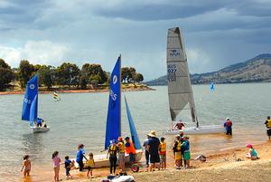 Albury Wodonga Discover Sailing Day 2015 photo copyright Jane Gordon taken at  and featuring the  class