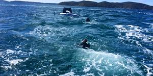 Crew change off Kawau - Predictwind Waszp - 30nm run to Kawau - October 21, 2016 photo copyright PredictWind taken at  and featuring the  class