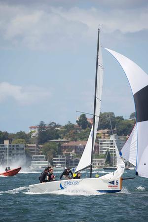 2016 Sharp Australian Youth Match Racing Championship - Day 1 photo copyright Olivia Price taken at  and featuring the  class