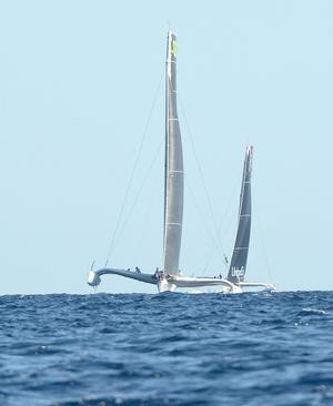 Phaedo3 and Maserati - Rolex Middle Sea Race - 24 October 2016 photo copyright Roberto Runza taken at  and featuring the  class