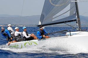 Andrea Racchelli's ALTEA (ITA735) at the 2016 Marinepool Melges 24 Europeans in Hyeres, France photo copyright Pierrick Contin / IM24CA taken at  and featuring the  class