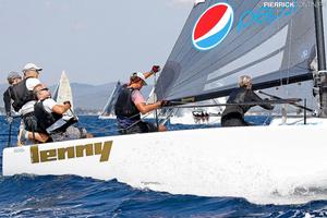 Tõnu Tõniste's LENNY (EST790) at the 2016 Marinepool Melges 24 Europeans in Hyeres, France photo copyright Pierrick Contin / IM24CA taken at  and featuring the  class