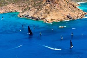 Fleet in action - Les Voile de St. Barth photo copyright Barby MacGowan taken at  and featuring the  class