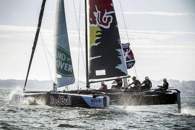 Act 7, Extreme Sailing Series Lisbon, Portugal – Red Bull Sailing Team have demonstrated great consistency throughout the year, being the only team to finish on the podium at every Act so far. © Red Bull Content Pool